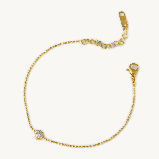 Diamond Spark Bracelet – 18K Gold Anti-Tarnish