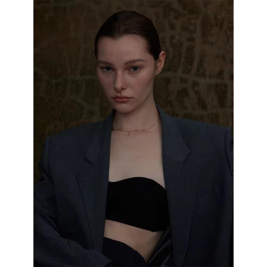 Angela Minimal Necklace - 18K Gold Anti-Tarnish