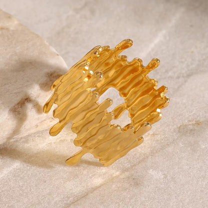Zaria Drip Ring - 18K Gold Anti-Tarnish