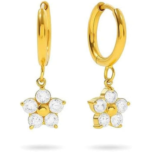 Cassia Huggies - 18K Gold Anti-Tarnish